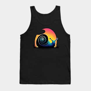 Snail Silhoutte Tank Top